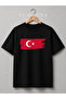 Tunalya Ataturk and Turkish Flag August 30Th October 29Th April 23Rd Designed Premium Printed Unisex Cotton National Day T-Shirt