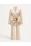 Cream Gold Accessory Jacket and Trousers Set - 3