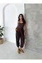 Women's Trendy Trousers with Waistband and Elastic Cuffs