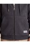 Boys Black Zip Up Hooded Sweatshirt - 3