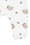Men's Ecru Brown Tiger Printed Jumpsuit with Snap Cuffs - 4
