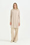 Chiffon Combed Cotton Tunic - Stone