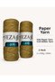 Feza Joy Glitter Paper Yarn 2-Pack 200g 200m – Bag, Basket, and Hobby Hand Knitting Yarn
