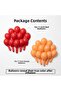 Red Orange Balloon Set 20 Pieces Birthday Party Decoration Stylish Design - 4