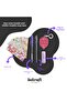 Pop-Cup Stationery Set - Glitter Pen, Ballpoint Pen, Highlighter, Keychain, 5 Stickers