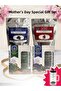 Mother's Day Gift Set with French Press, Pomegranate Tea & Black Mulberry Tea + 2 Protein-Laced Turkish Delight 250Gr