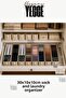 4 Pcs 30cm Drawer and Closet Organizer, Scarf Organizer, Foldable Sock and Laundry Organizer Rack Organizer