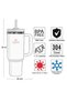 Steel Mug Thermos - - Stadler - 1.2 Lt - White - 205787 - 6