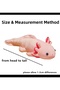 Cute Soft Kawaii Compatible Axolotl Toy Plush 44 cm Imported Product - 4