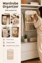 Multi-Purpose Hanging Closet Organizer with Mesh and Zipper for Underwear, Socks, Makeup, Travel Organizer