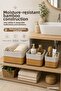 Bamboonest Set of 3 Bamboo Organizer Baskets - 5