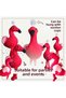 5 Pieces Hawaiian Flamingo Plush Toy 25 cm Soft Sleeping Companion Party Decoration Package Set - 2