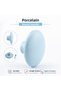 Porcelain Round Flat Blue Color (1 Piece) Furniture Kitchen Wardrobe Cabinet Door Handle Drawer Handle - 6