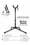 4 Pieces Guitar Stand - Foldable Electric Acoustic Classical Bass Guitar Zither Lute Compatible - 4