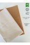 2 Pieces, 50 cm Wide and Long, Beige Checkered and Brown, Cotton Fabric for Bags, Wallets, and Crafts