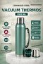 1000 ml Stainless Steel Vacuum Thermos 18/8 Steel Double Layer Hot Cold Beverage Thermos