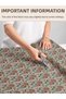 100% Cotton Satin Fabric 100X155 cm Cream Background Color Flower Patterned Decorative Patchwork Fabric - 8