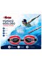 Red Children's Swimming Goggles – with Earplugs as a Gift |   Suitable for Sea and Pool Use