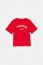 Ecru-Red 2-Piece Printed Unisex Knitted T-Shirt Tkdss26Ts00069 - 12