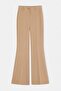 Bej Flare Dokuma Pantolon TWOSS26PL00232 - 3