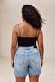 Siyah-Beyaz 2'li Paket İçerikli Askılı Crop Fitted Esnek Örme Atlet TBBSS26CV00003 - 4