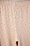 Bej Kalp Nakışlı/Baskılı Örme Büyük Beden Pijama Takımı TBBAW27AI00039 - 5