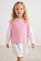 Pink Girls' Knitted Sweater Tkdaw27Sv00001 - 3