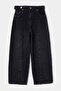 Siyah Tencel Karışımlı Normal Bel Baggy Jeans TWOAW27JE00019 - 6