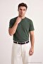 Coffee-Khaki-Burgundy-Navy Blue-Black 5-Pack Regular Fit Basic 100% Cotton T-Shirttmnss24Ts00082 - 2