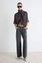 Antrasit %100 Pamuk Normal Bel Bilek Boy Wide Leg Jeans TWOAW27JE00088 - 6