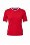Wardrobe Essentials Kırmıxı Renk Bloklu Bisiklet Yaka Triko Bluz TWOSS26BZ00133 - 5