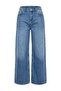 Premium Koyu Mavi %100 Pamuk Yüksek Bel Ekstra Wide Leg Jeans TWOAW27JE00074 - 7