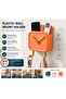 Wall Mount Holder for Bathroom & Kitchen – Decorative Organizer with Gold Accents, Mail & Key Rack