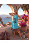 Women's Natural Woven Ethnic Summer Mini Dress