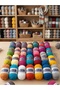 Polo Lif Yarn 5 Pieces 100 Grams 100 Meters Mixed Color - 4