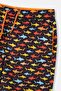 Navy Blue Micro Medium Fish Patterned Shorts - 6