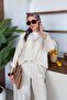 Pargalı Shalwar Suit Beige - 2