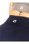 Women's High Waist Shape-Up Seamless Navy Blue Sports Leggings 7/8 Fitness Pilates Yoga Gym Leggings - 6