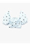 Slim Fit Heart Neckline Gipeli Short Floral Balloon Sleeve Crop Bustier - 5