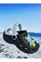 Girl's and Boy's Black Blue Beach Sea Slippers Sandals - 3