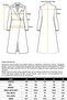 Unlined Long Trench Coat with Epaulet and Cape Detail Stone 6808 - 8
