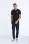 Men's Black T-Shirt Elly Printed - 3