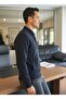 Andy Full Zip Sweatshirt Navy Blue - 3