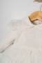 Baby Girl Mevlütlük Dress with Bandana and Lace Newborn Hospital Release Wedding Dress Evening Dress Mevlitlik 4026 - 4