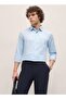 Men's Light Blue Tailored Fit Solid Formal Shirt for Every Occasion