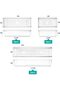 10-Piece Desktop Storage Box Set, Stackable Divider Trays, Multiple Sizes, Clear & Non-Toxic - 3