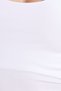 Women's slim fit cotton halter neck back detail lycra white blouse - 6
