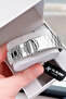 Exclusive Men's Wristwatch 3 Atm Waterproof Silver Color Steel Band Dke2044C3 - 7