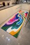 Sdt Modern Rainbow Wavy Woven Base Decorative Carpet Sdt612 - 5
