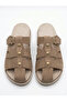 Women's Mink Suede Closed-Front Airy Sandals - Anatomical Comfort - 4